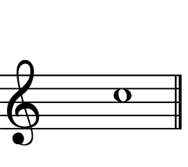 Notenlinie: C Notenlinie: C